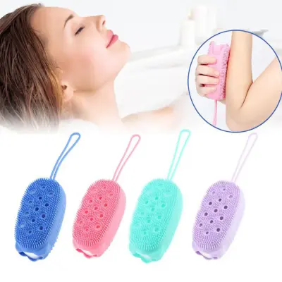 Bucha Esponja de Banho Massageadora de Silicone