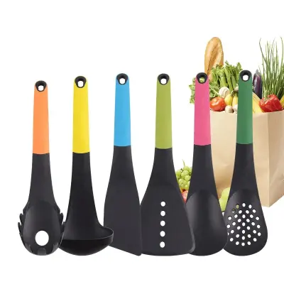 Kit Utensílios de Cozinha com 7 Pçs De Silicone