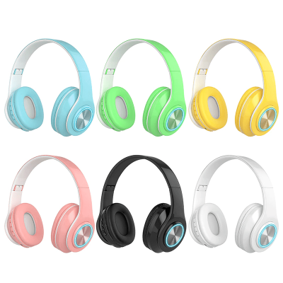 Fone De Ouvido Macaron Surround Bass Bluetooth Sem Fio P39