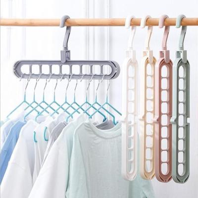 Cabides Magico 9 Furos Multi-dobrável Organizador