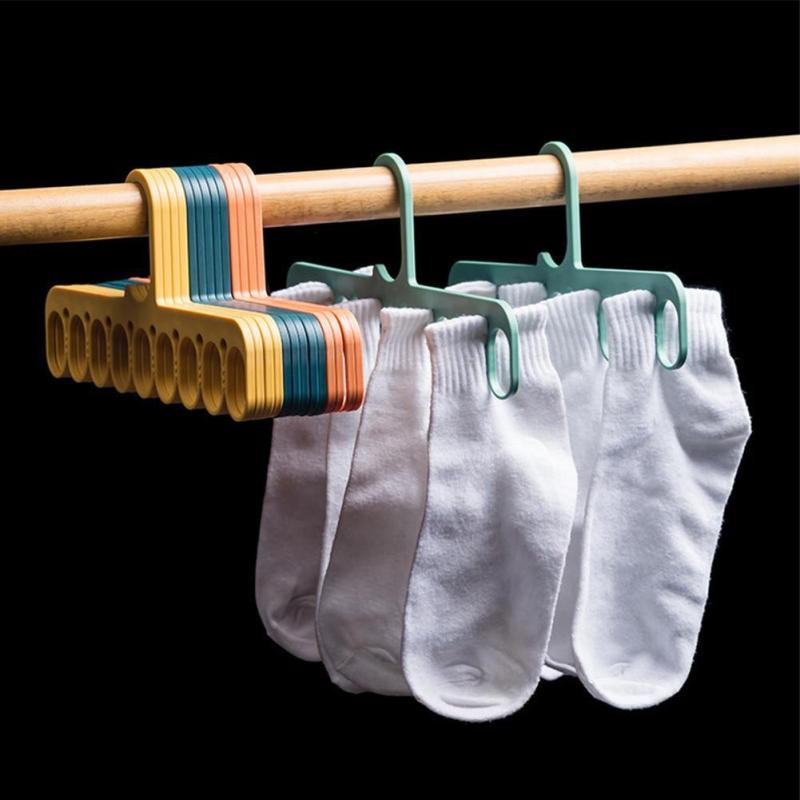 Cabides Multiuso Organizador 9 Furos Guarda-roupas