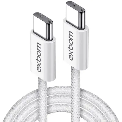 Cabo Tipo C Type USB-C Iphone Carregamento Rápido 20W Nylon Trançado