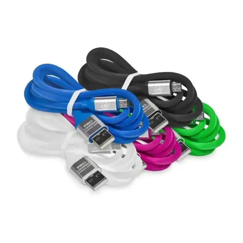 Cabo Colorido Emborrachado 1,2 Metros – USB para iPhone Lightning