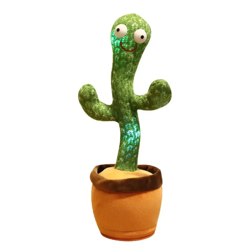[OFERTA 🔥] Cacto Dançante e Falante – Brinquedo Repete Grava Pisca Toca Músicas