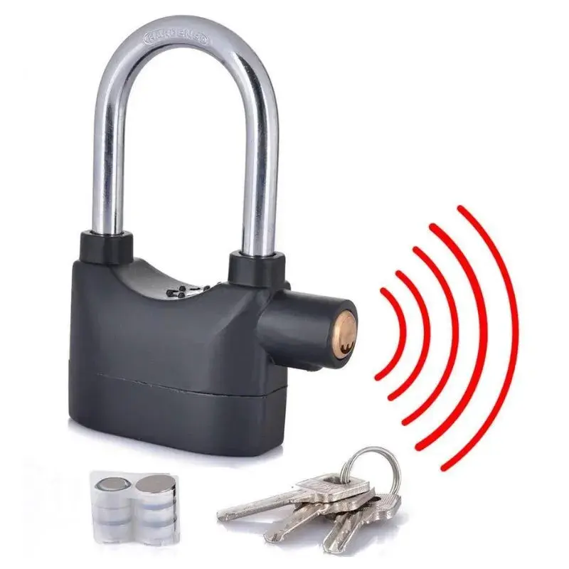 Cadeado Anti-Furto Com Alarme