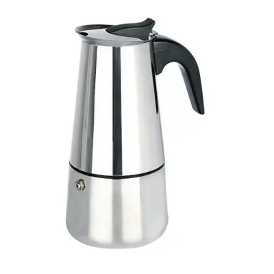 Cafeteira Italiana Luxo 6 Xícaras de Café em Inox