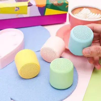 Caixa Caixinha de Som Bluetooth Colorida Mini Speaker Sem Fio InPods LittleFun