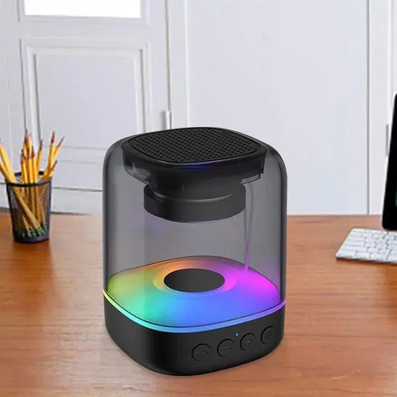 Caixa De Som Bluetooth 5.0 Cristal RGB CS-Q25BT
