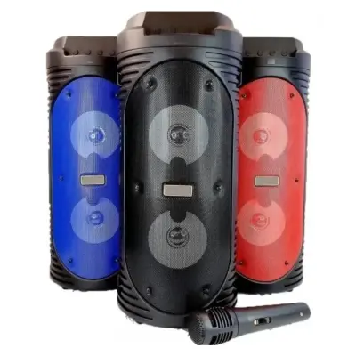 Caixa de Som Bluetooth Rádio FM e USB com Microfone XZJ-6683