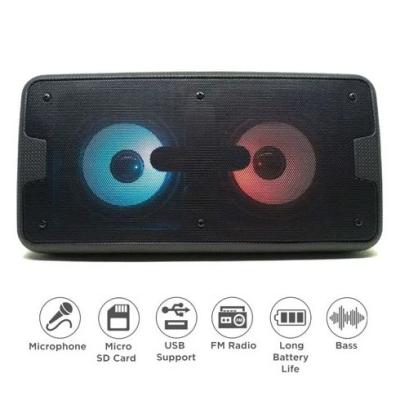 Caixa de Som com Microfone Bluetooth Radio FM Led USB SD – XZJ-20