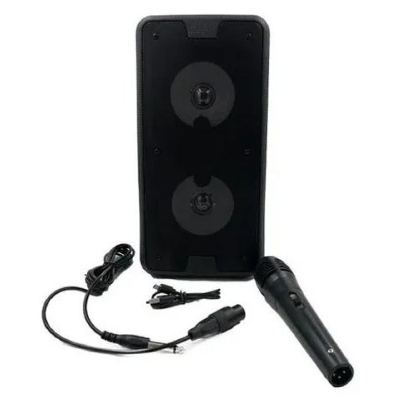 Caixa de Som com Microfone Bluetooth Radio FM Led USB SD – XZJ-20