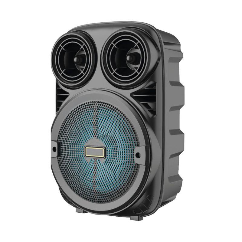 Caixa De Som Portatil Com Microfone Bluetooth MP3 USB FM