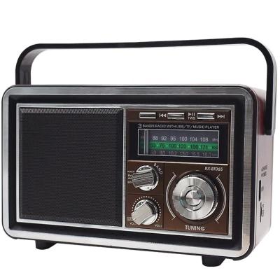 Caixa de Som Radio Retro Portátil Bluetooth