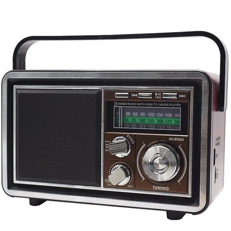 Caixa de Som Radio Retro Portátil Bluetooth