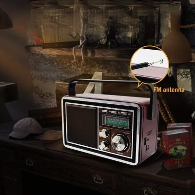 Caixa de Som Radio Retro Portátil Bluetooth
