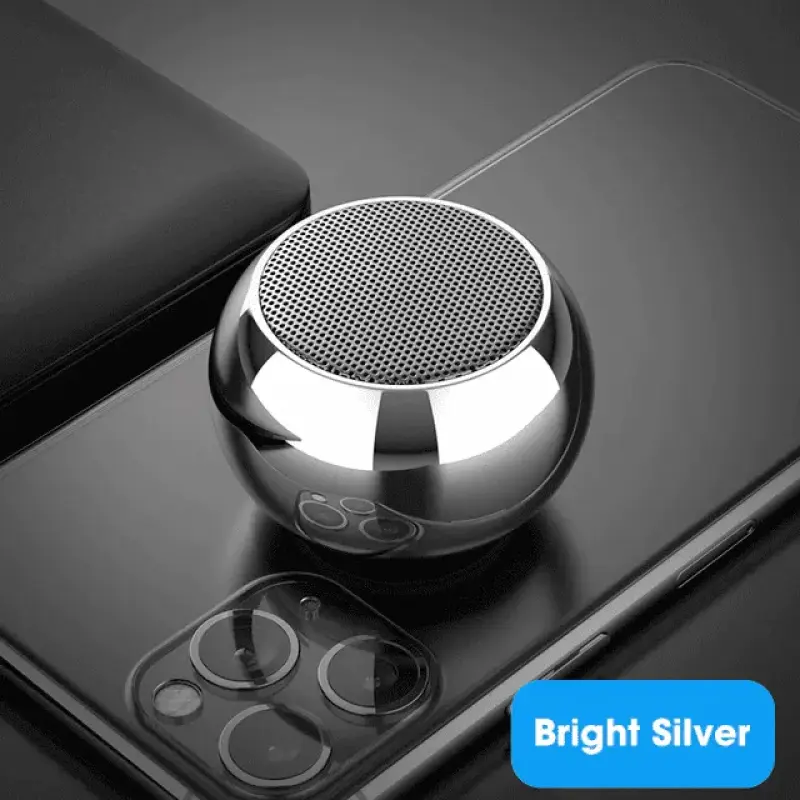 Caixinha Som Bluetooth Tws Metal Mini Speaker Amplificada 3w