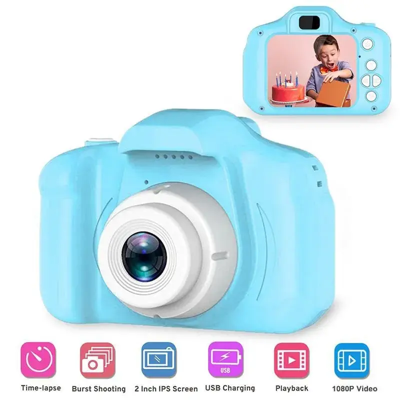 Câmera Digital Fotográfica Infantil 3 Mega Pixels Efeito Animação