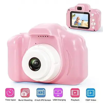 Câmera Digital Fotográfica Infantil 3 Mega Pixels Efeito Animação