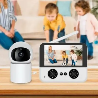 Câmera Espiã Baba Eletrônica Com Audio E Sensor De Temperatura