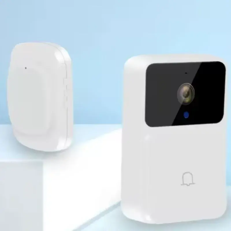 Campainha Interfone Inteligente Com Câmera e Áudio Wi-fi Sem Fio