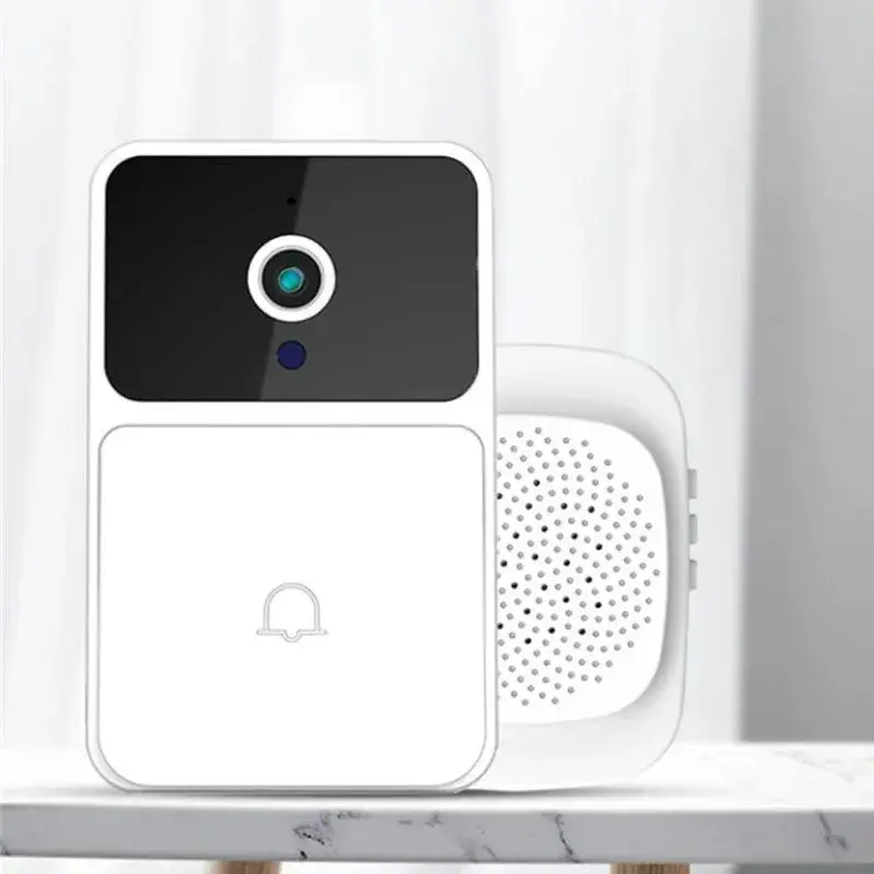 Campainha Interfone Inteligente Com Câmera e Áudio Wi-fi Sem Fio