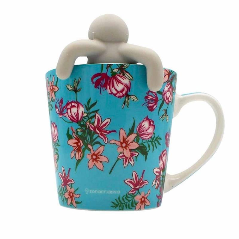 Caneca com Infusor para Chá 350ml – Coisas Boas Acontecem