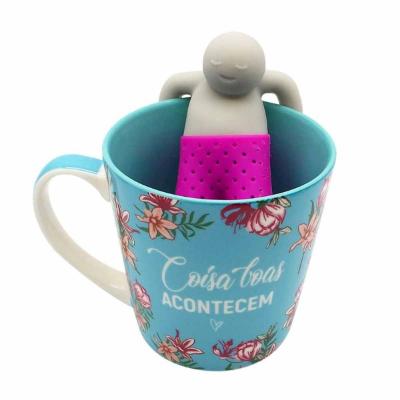 Caneca com Infusor para Chá 350ml – Coisas Boas Acontecem