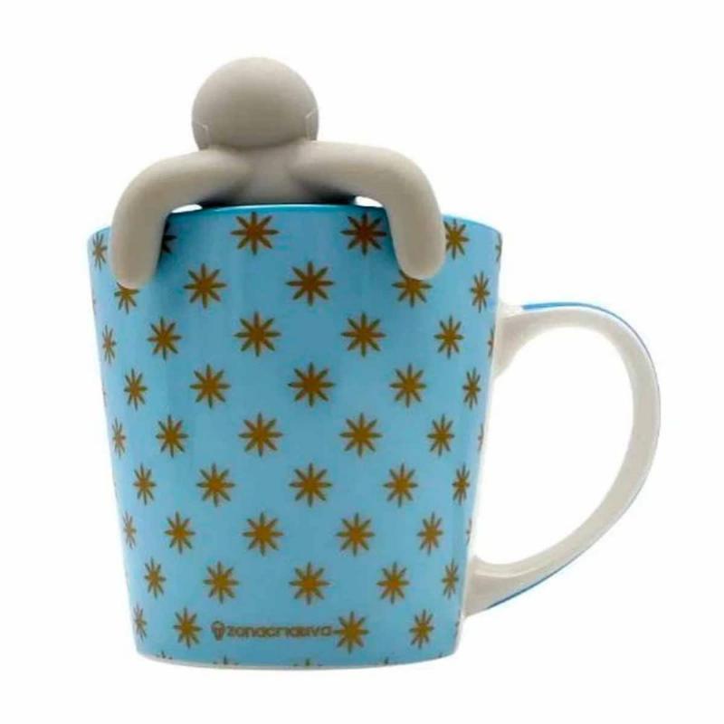 Caneca com Infusor para Chá 350ML – É Uma Boa Ideia