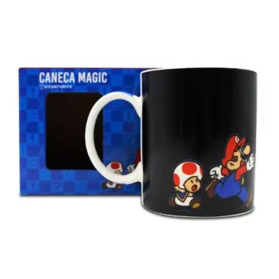 Caneca Mágica Mudar de Cor Super Mario – 300ml