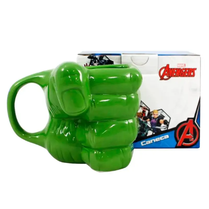 Caneca Marvel Vingadores Hulk Porcelana – 350ml