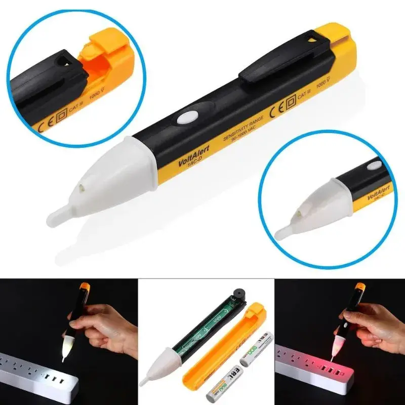 Caneta Detector De Tensão Com LED