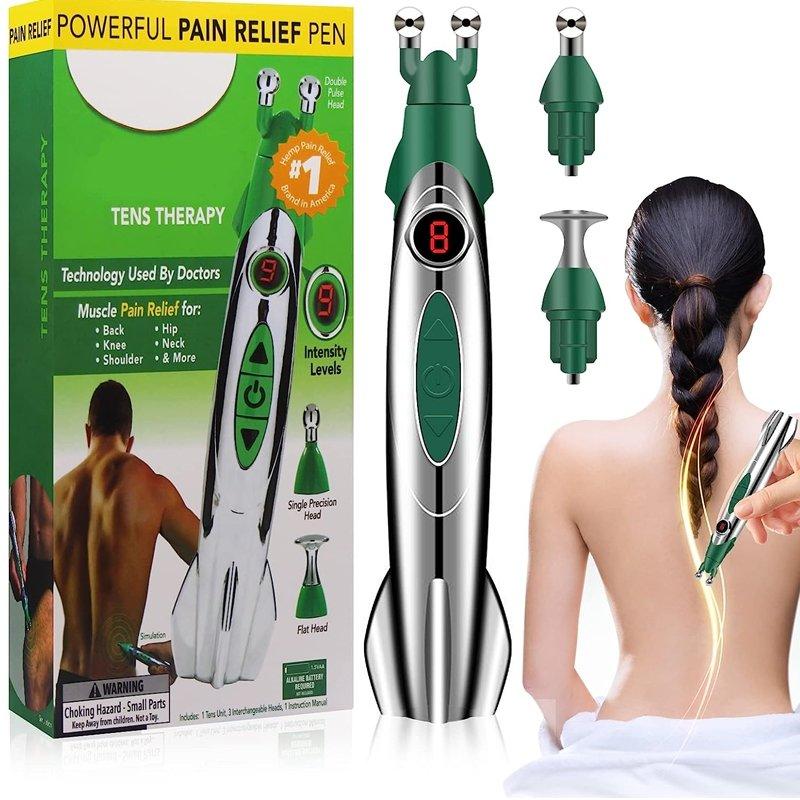 Caneta Elétrica Dupla Aparelho Tens Fisioterapia Acupuntura