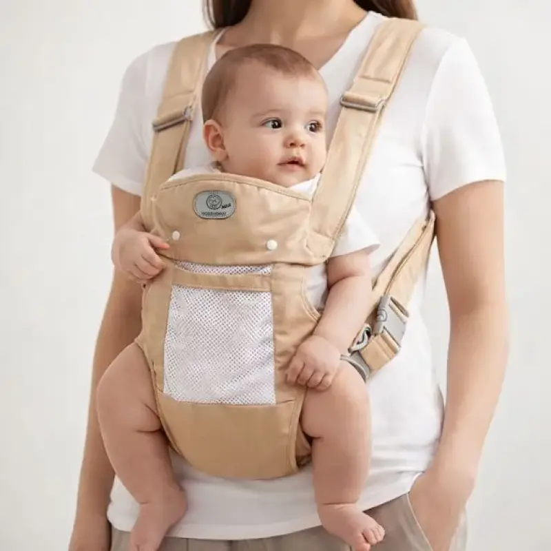 Canguru para Bebê Modelo Panda Ajustável e Respirável
