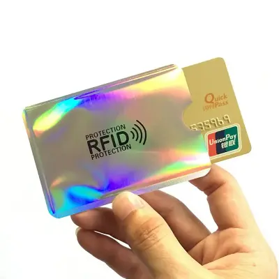Capinha Protetor Cartão De Crédito Aproximação Anti Furto Rfid – Kit com 50