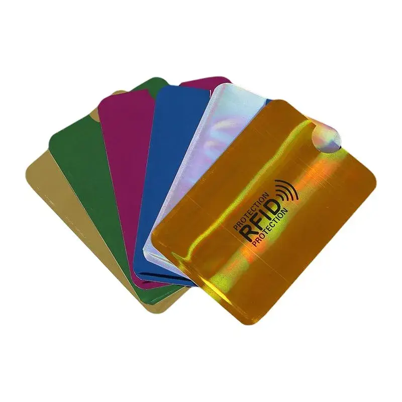 Capinha Protetor Cartão De Crédito Aproximação Anti Furto Rfid – Kit com 50