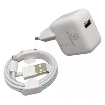 Carregador 12W + Cabo Usb Para iPhone 5 6 7 8 X Xr Xs