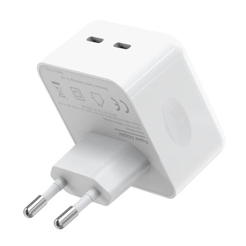 Fonte Tomada Carregadora C+C 40W Para IPhone 11/12/13/14/Tipo C – Duplo USB C