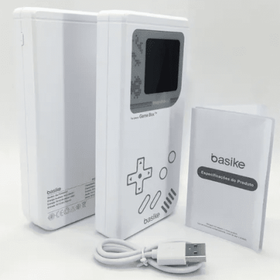 Carregador Portátil Power Bank Formato Mini Game 20000mAh Basike