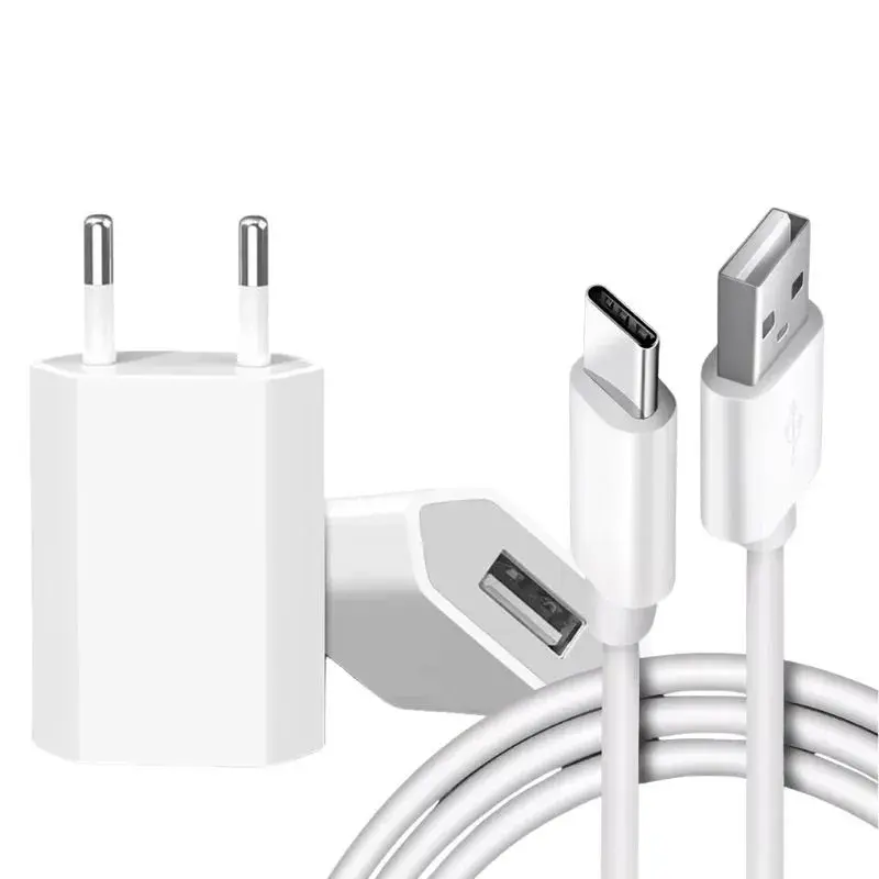 Carregador USB + Cabo Tipo C 10W