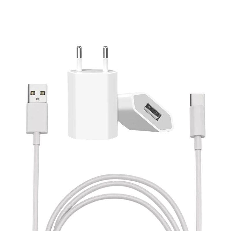 Carregador USB + Cabo Tipo C 10W