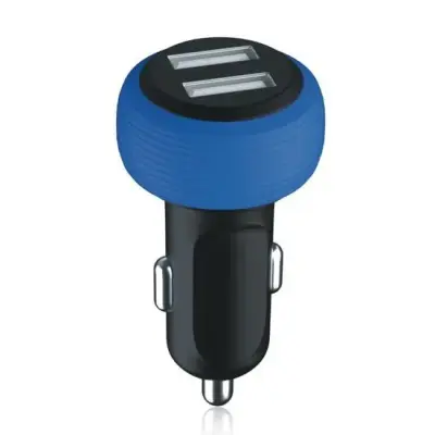 Carregador Veicular Turbo 4.8A 2 Portas USB Carregamento Rápido