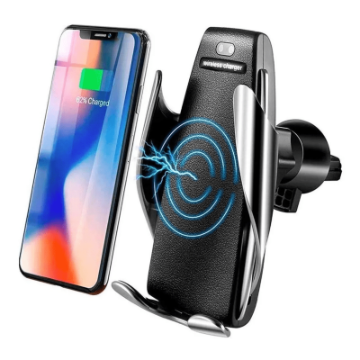Carregador Veicular Wireless Qi Sem Fio Smart Sensor S5