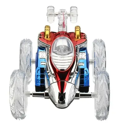 Carrinho Maluco Controle Remoto Gira 360° Led Da Cambalhota