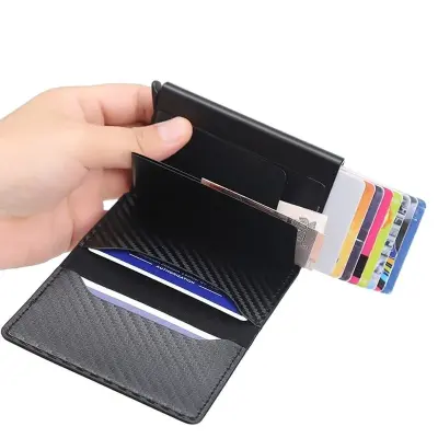 Carteira Slim Porta Cartões Antifurto