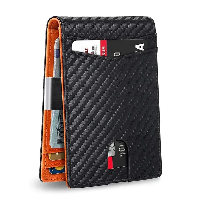 Carteira Mágica Porta Cartão Bolso Rfid Antifurto Slim Luxo