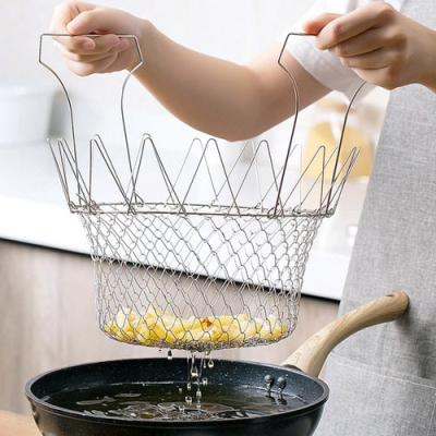 Cesta Flexível para Cozimento e Fritura de Alimentos