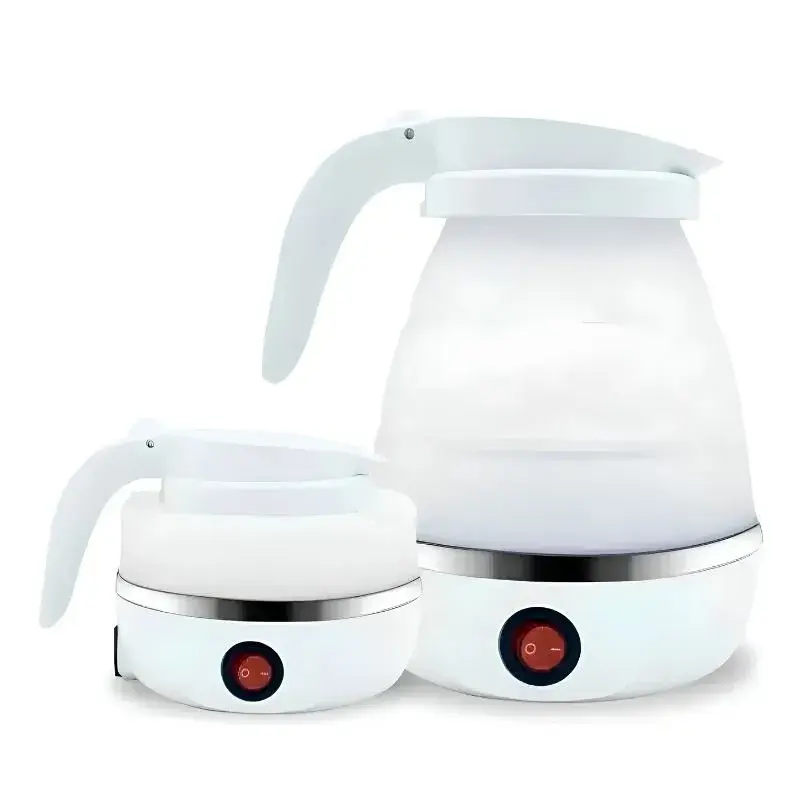 Chaleira Elétrica Dobrável de Silicone 600ml