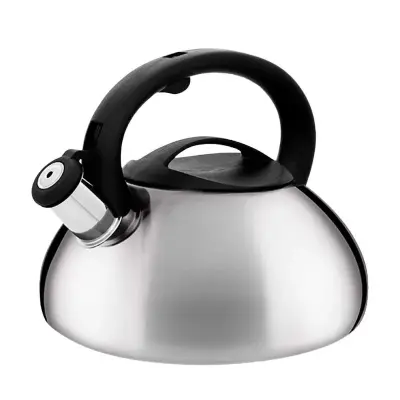 Chaleira Aço Inox Com Apito e Revestimento Interno 3 Litros