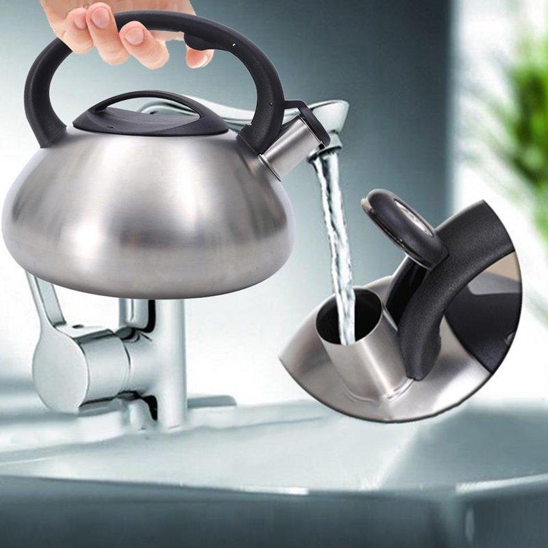 Chaleira Aço Inox Com Apito e Revestimento Interno 3 Litros