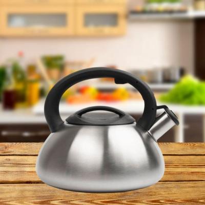 Chaleira Aço Inox Com Apito e Revestimento Interno 3 Litros